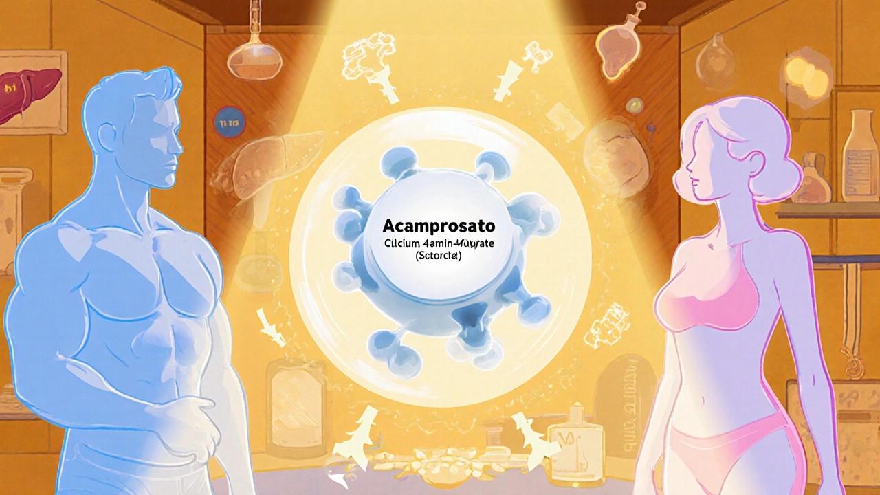 Acamprosato: come agisce diversamente su uomini e donne