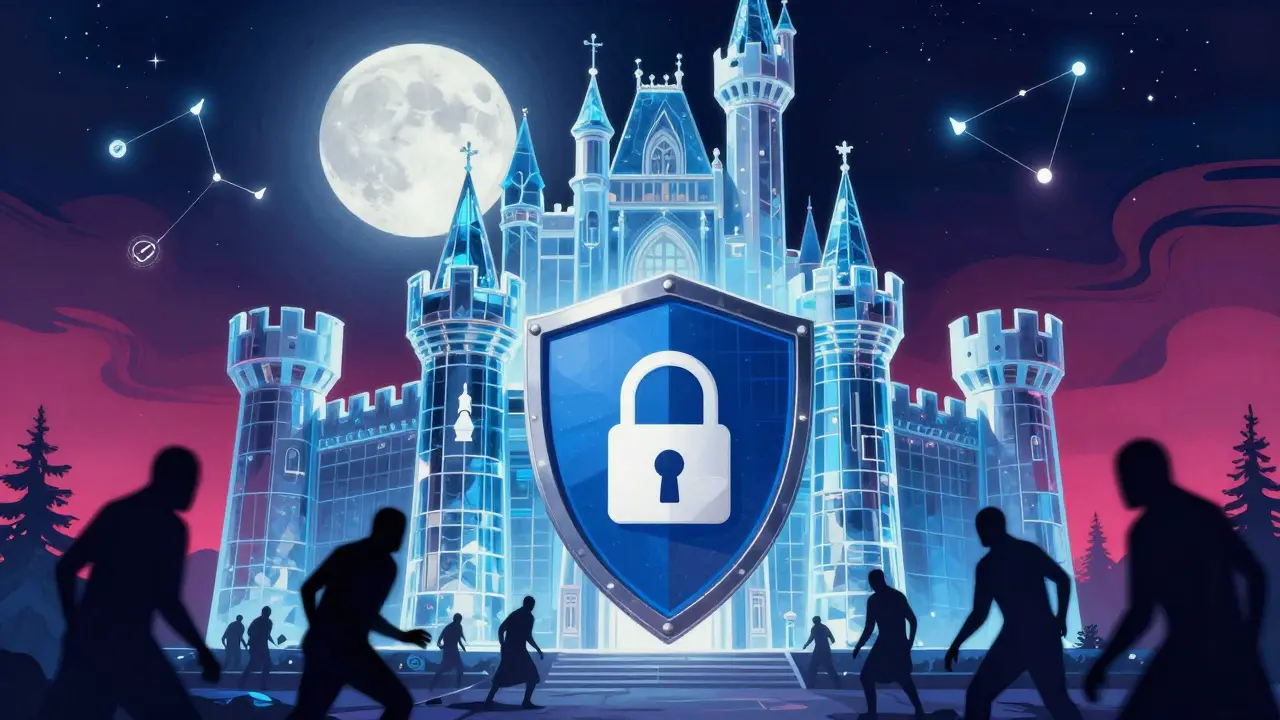 Simbolo di sicurezza e verifica per farmacie online